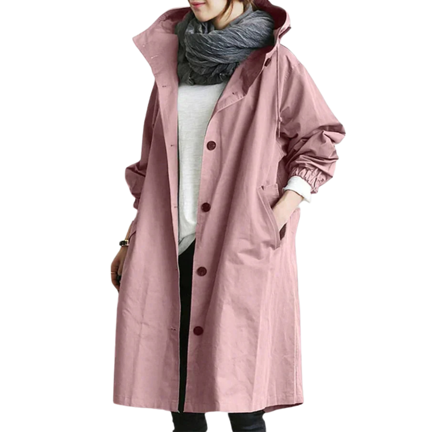 Elyna | Trench coat antivento e idrorepellente da donna | Elegante