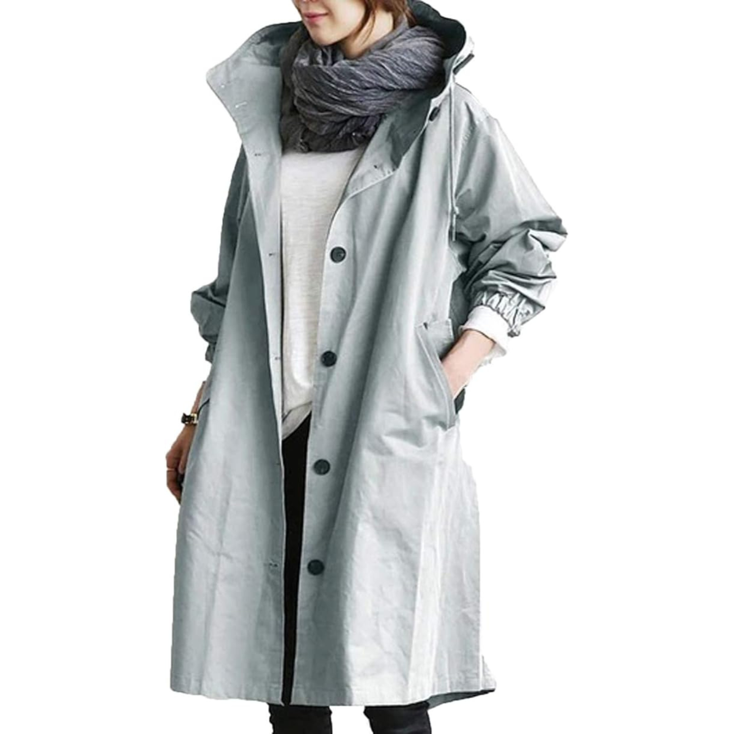 Elyna | Trench coat antivento e idrorepellente da donna | Elegante
