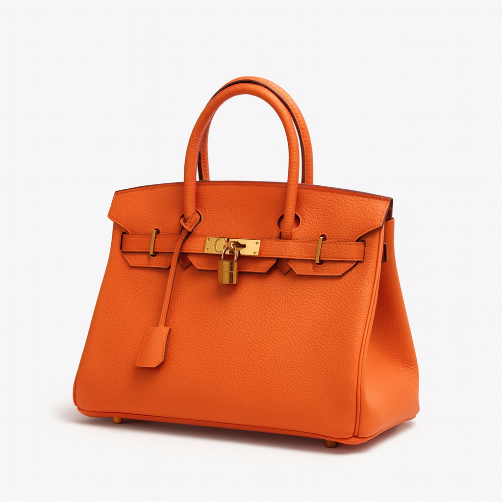 Leather Bag orange