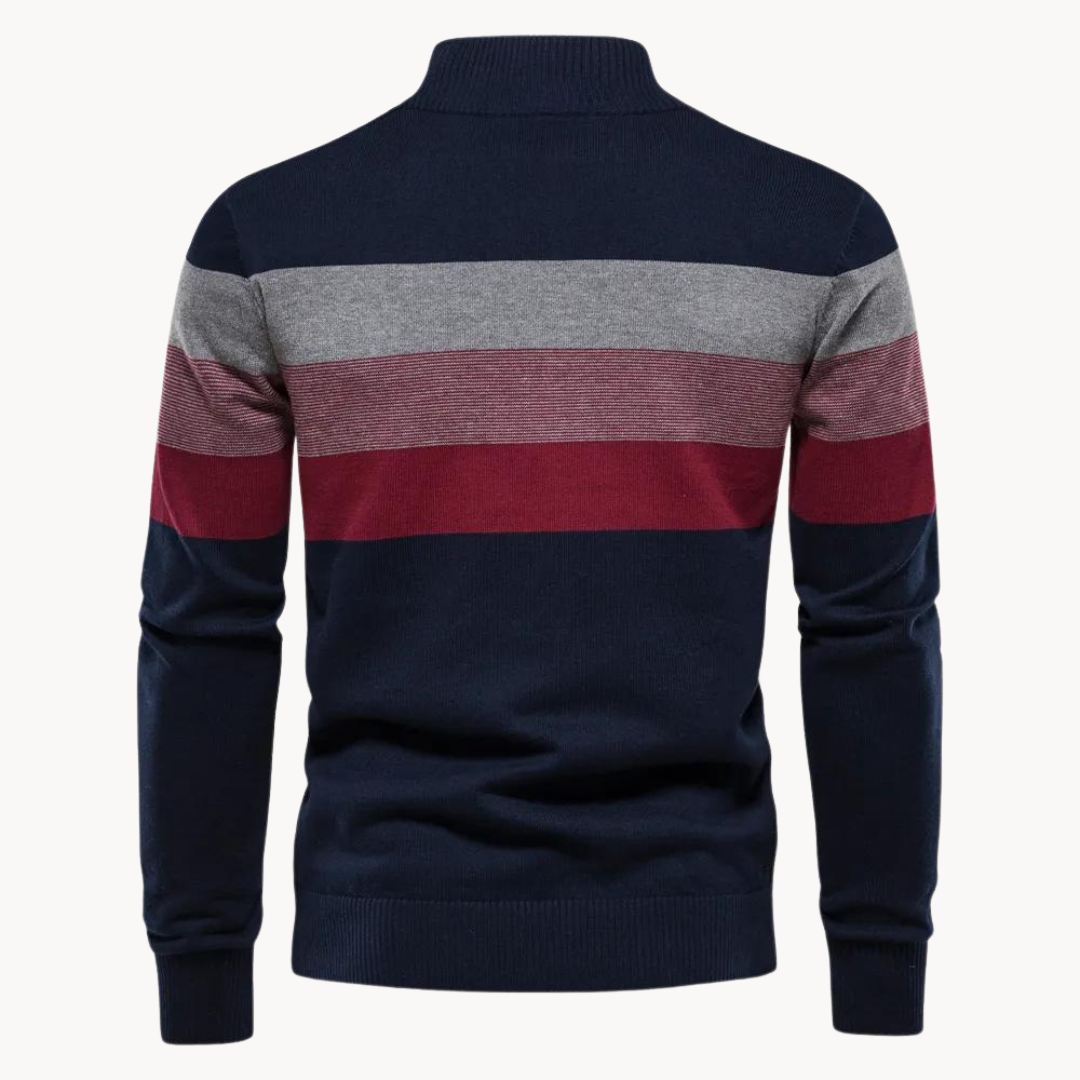 Modischer Pullover mit halbem Reißverschluss | Bequeme und modische Passform