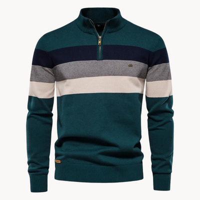 Modischer Pullover mit halbem Reißverschluss | Bequeme und modische Passform