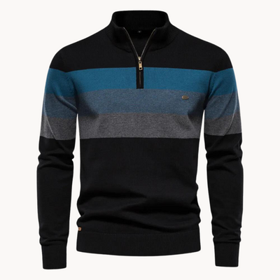 Modischer Pullover mit halbem Reißverschluss | Bequeme und modische Passform