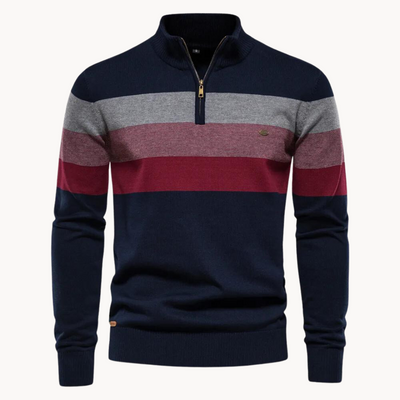 Modischer Pullover mit halbem Reißverschluss | Bequeme und modische Passform