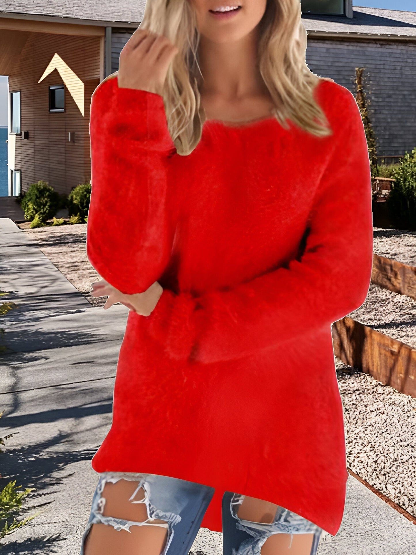 Pletený vintage sveter pre dámy | Ideálny na všetky ročné obdobia