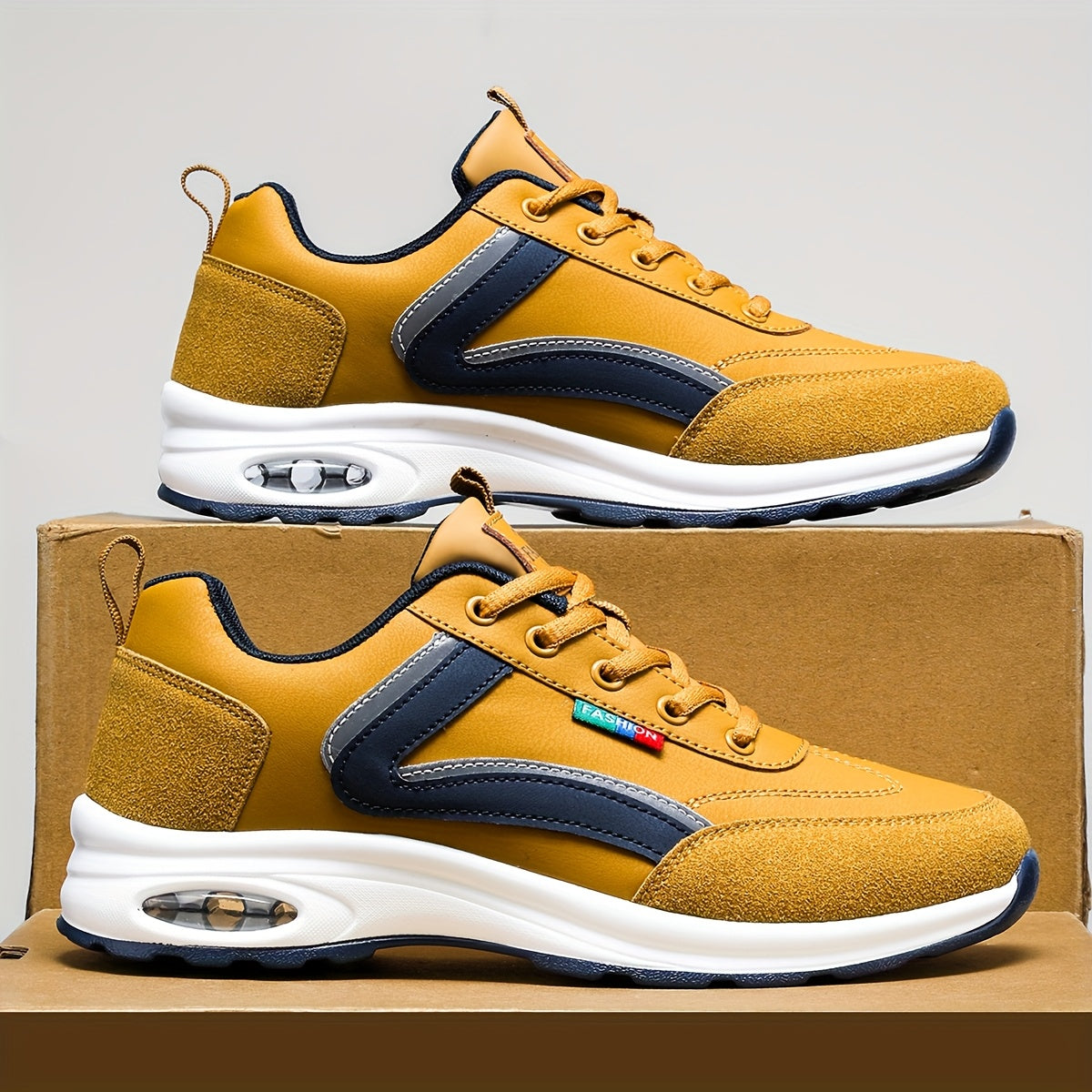 FlexStride – Sneaker da uomo premium con suola ergonomica confortevole