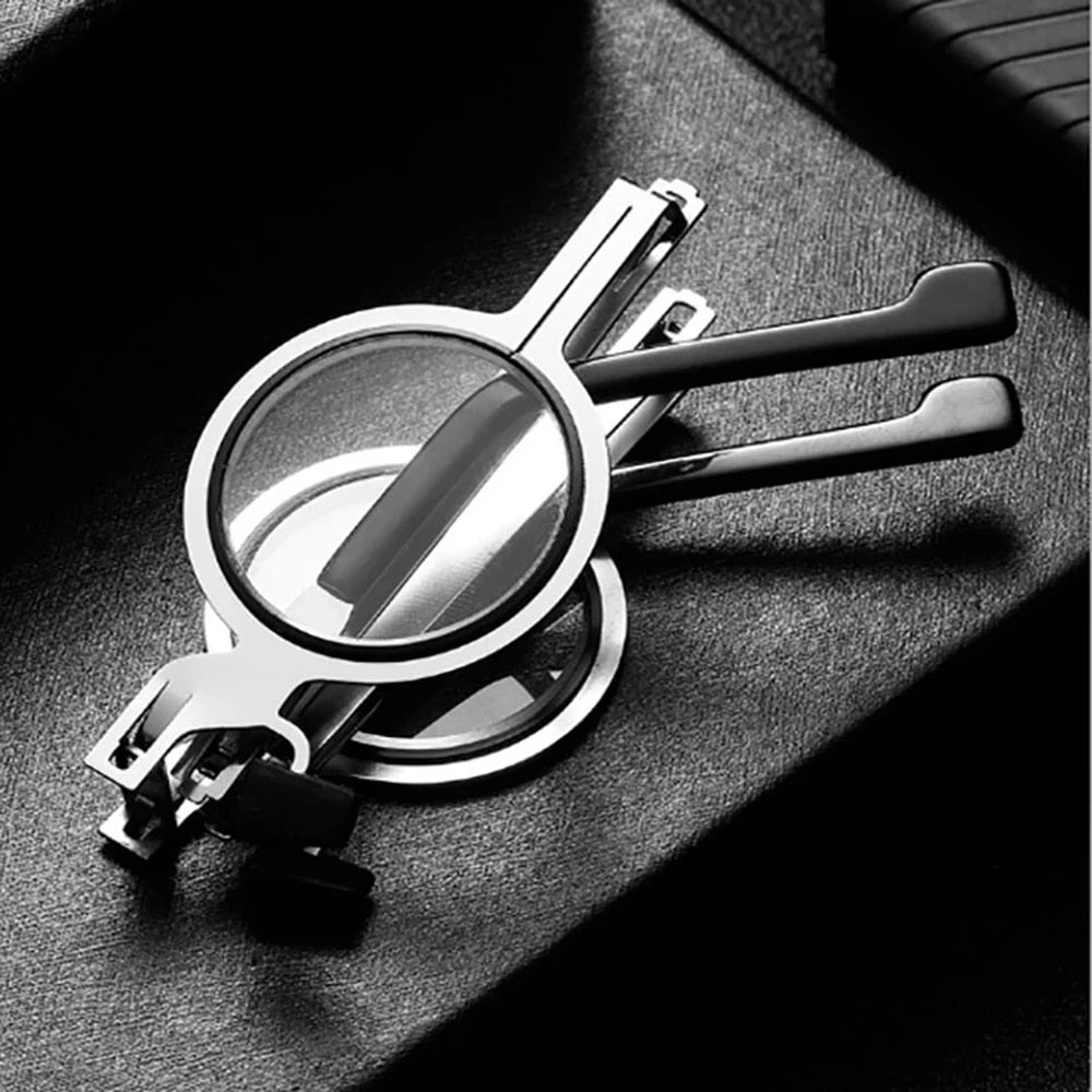 FOLDOX - Gafas de lectura plegables con lentes resistentes a los arañazos y estuche compacto