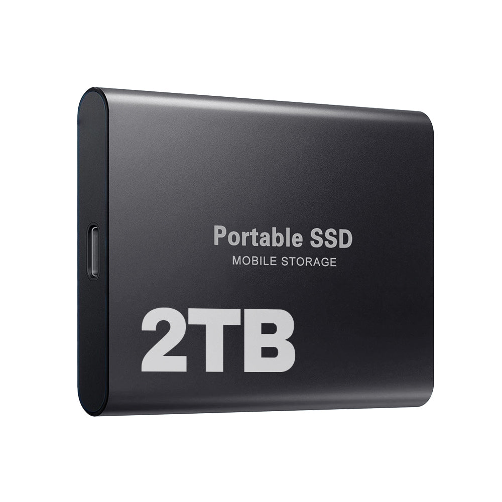 Tragbare SSD-Festplatte 2TB Externer Speicher Kompakt Schnell Beste Qualität
