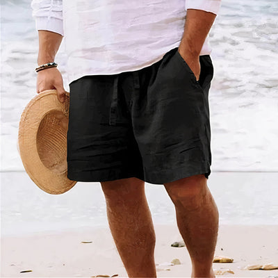 Günther - Atmungsaktive Leinen-Shorts