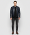 Men's Leather Biker Jacket