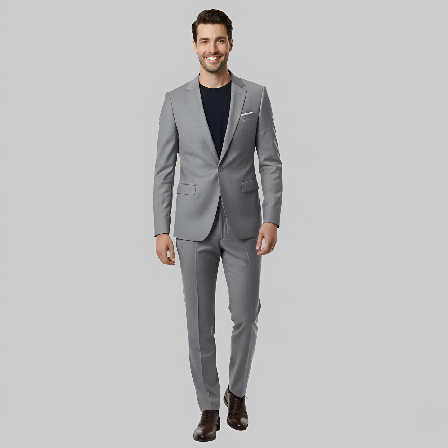Ανδρικό κοστούμι 2 τεμαχίων κομψό slim fit