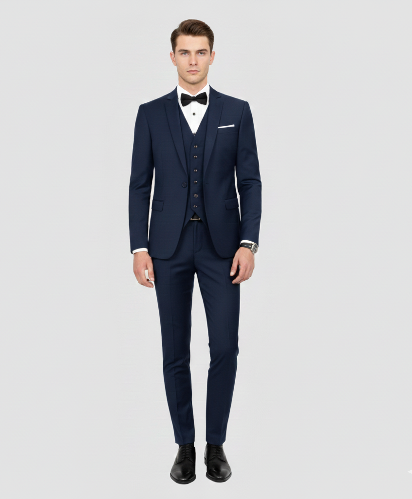 Κομψό ανδρικό κοστούμι slim fit