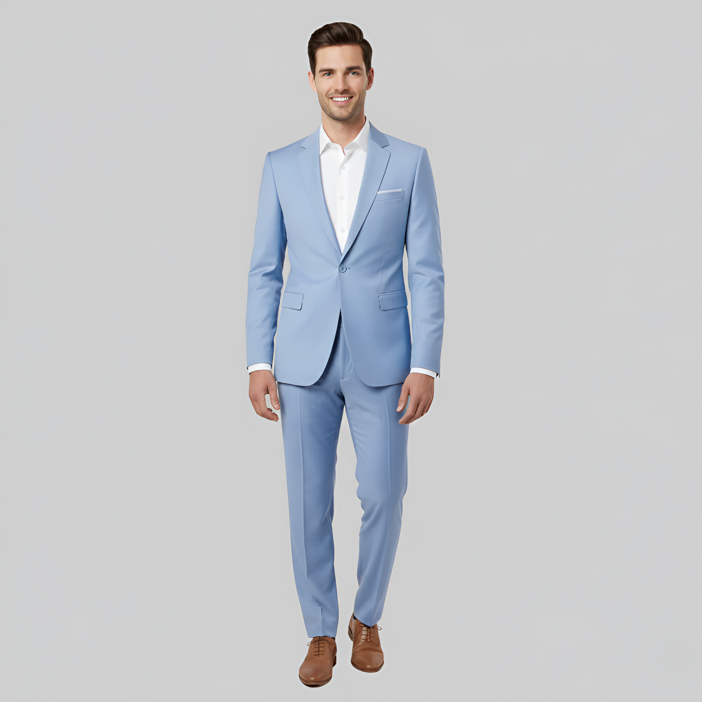 Ανδρικό κοστούμι 2 τεμαχίων κομψό slim fit