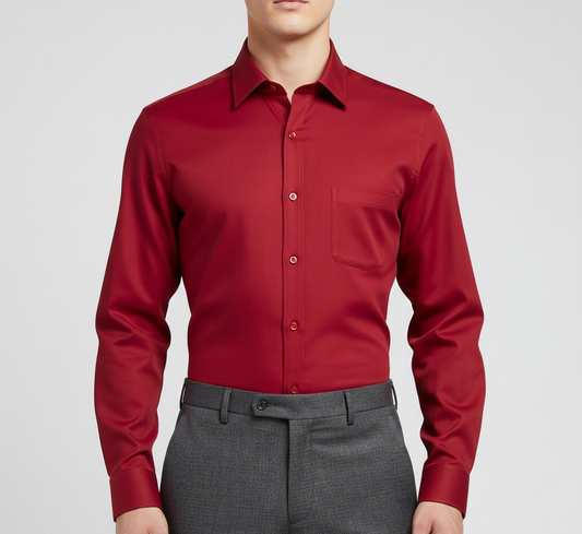 Herrenhemd aus Baumwolle mit schmaler Passform