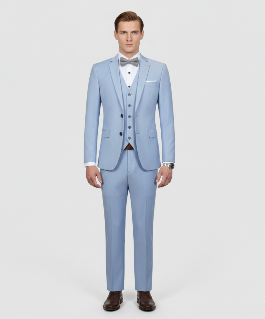 Κομψό ανδρικό κοστούμι slim fit