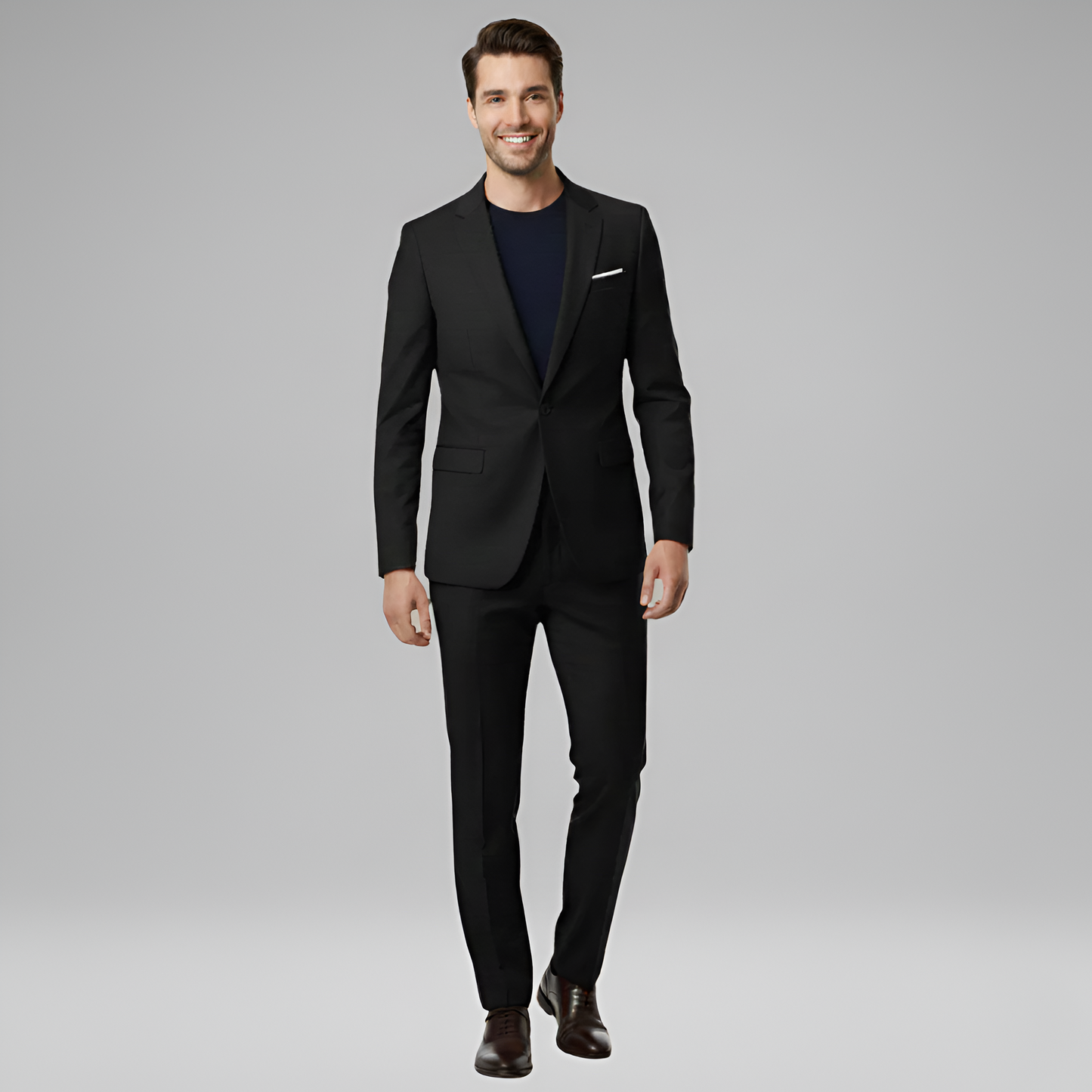Ανδρικό κοστούμι 2 τεμαχίων κομψό slim fit