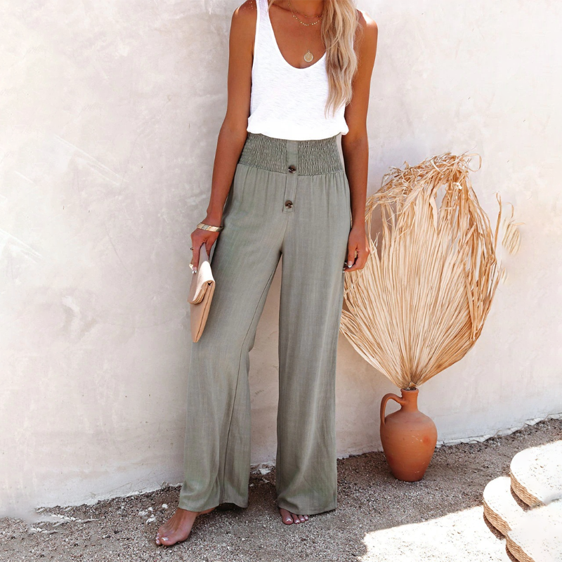 FARA | Stylische Hose mit hoher Taille