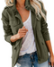 Modische Zwischenjacke aus Baumwollmischung mit praktischen Taschen - Damen