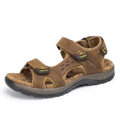 Herrensandalen aus Leder - bequeme Sommersandalen für den Strand