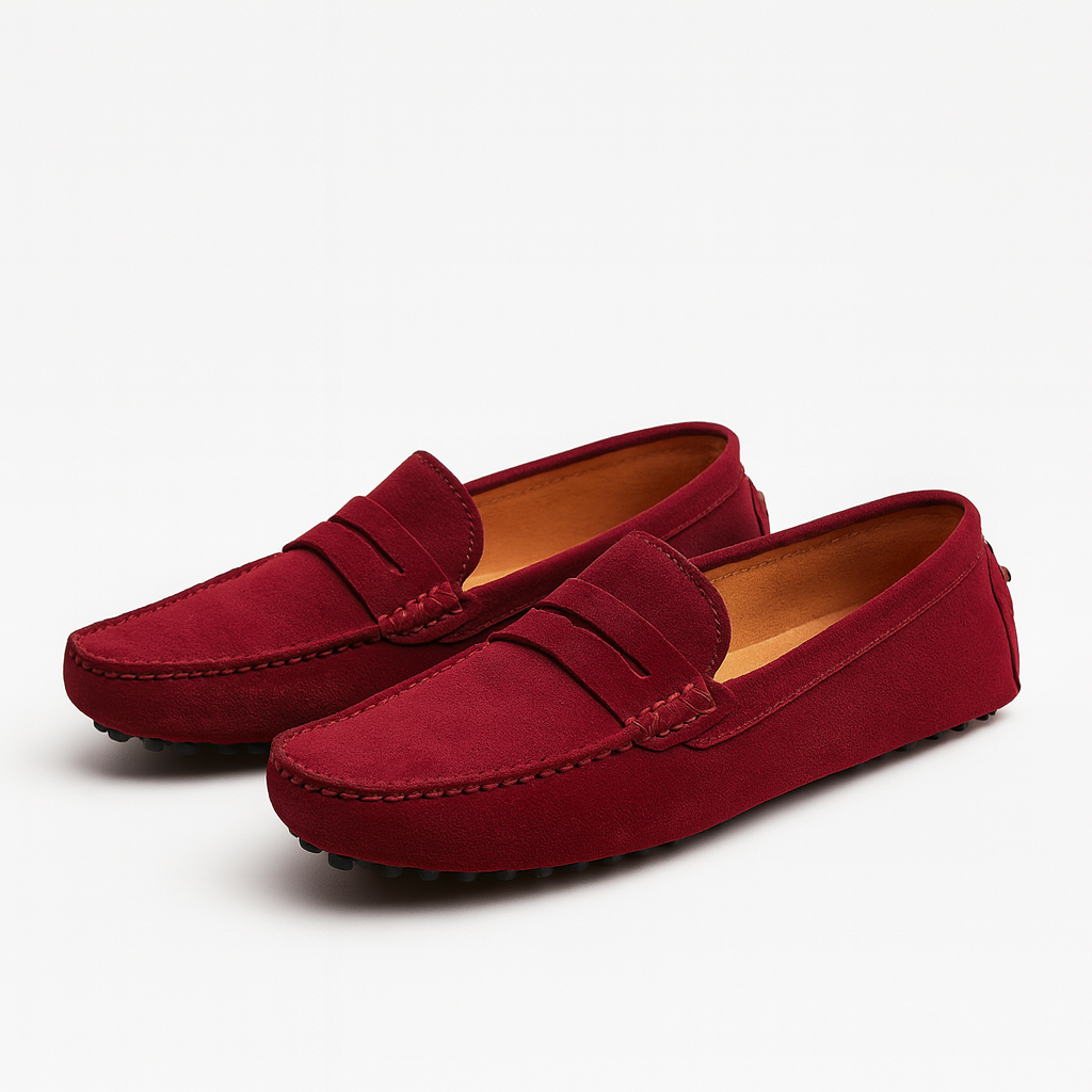 Loafers  for men red