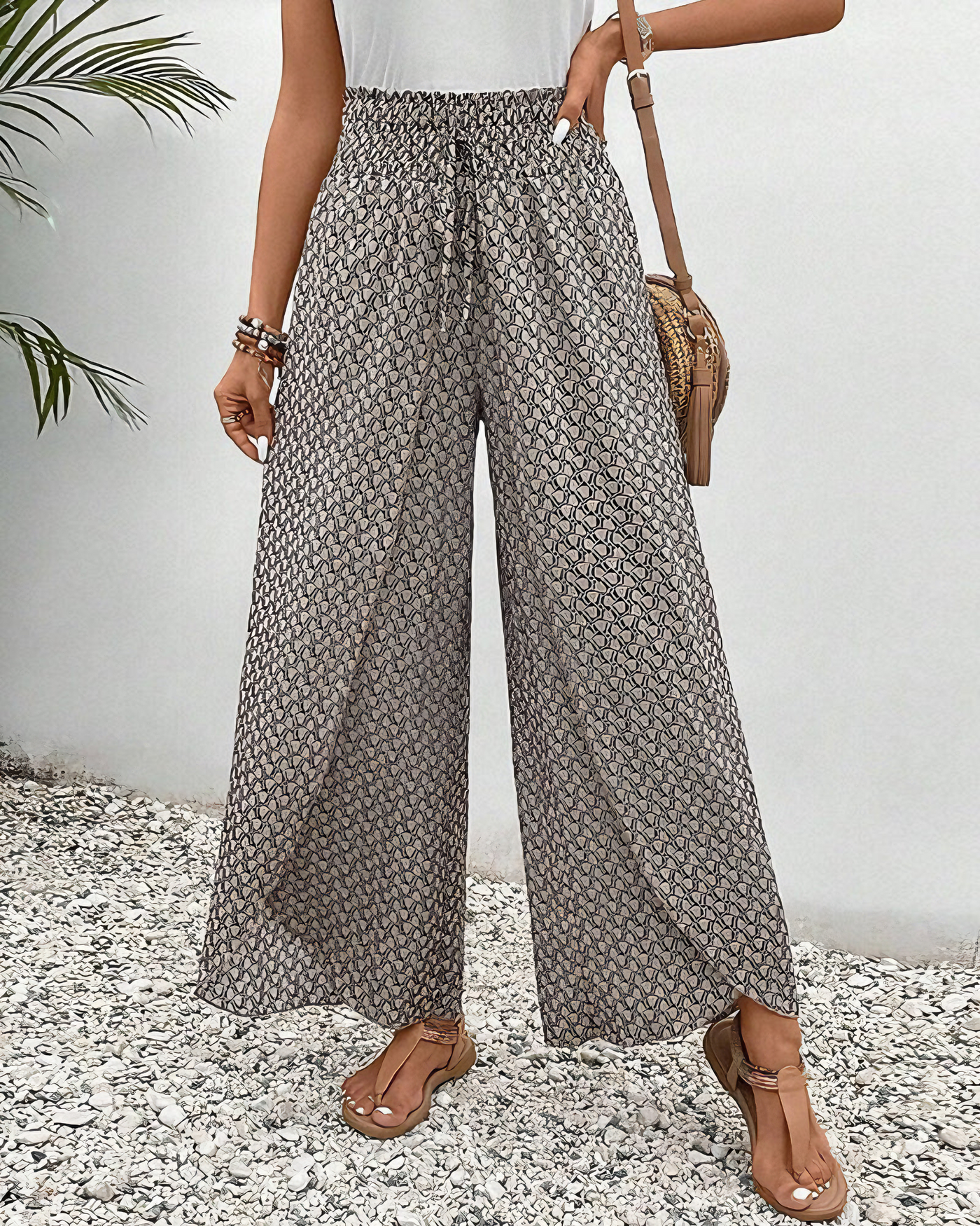 Hanriette- Stylische Hose mit weitem Bein