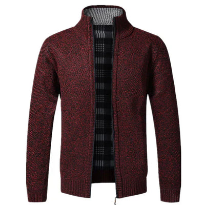 Enrich - Baumwoll-Strickfleecejacke