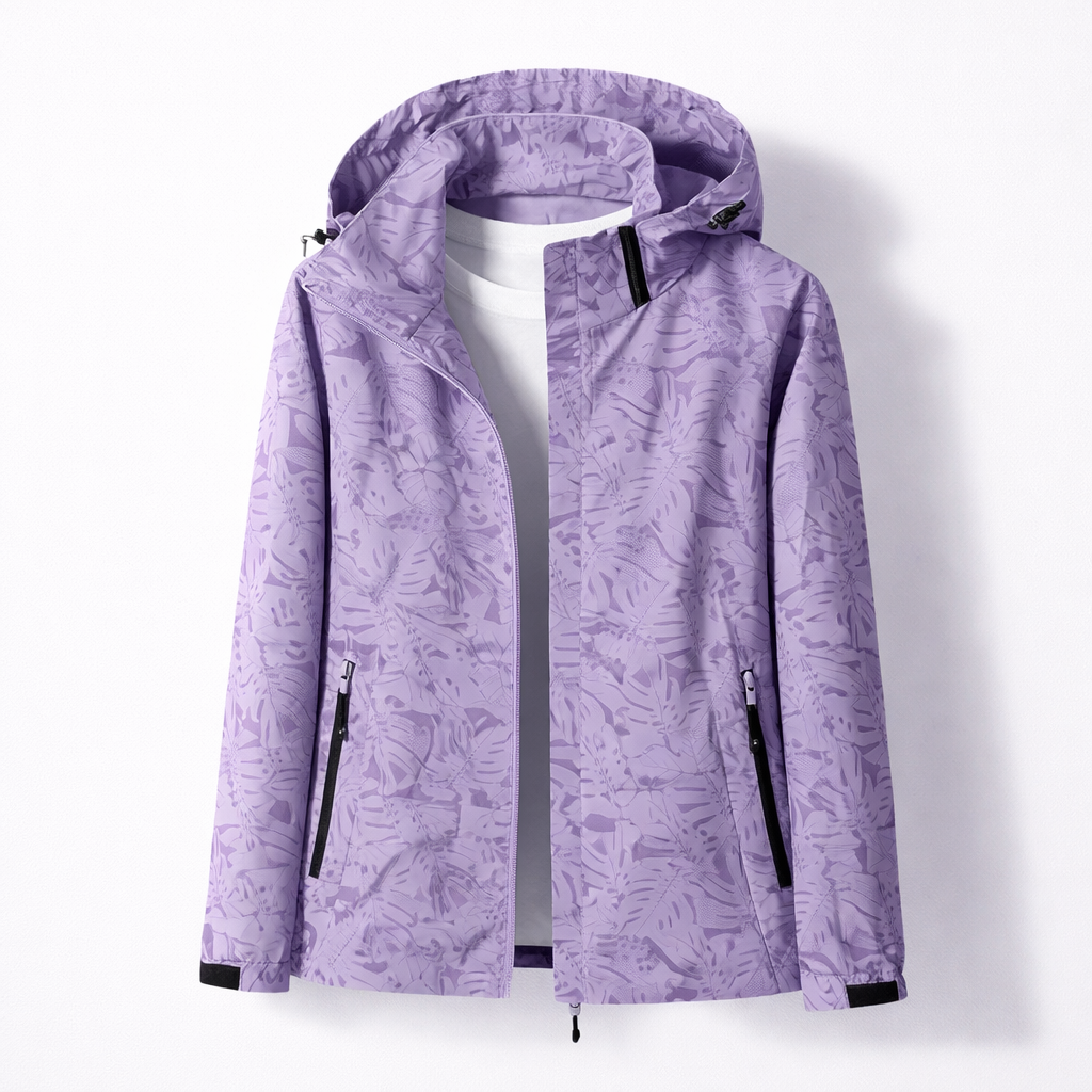 Wind and waterproof jacket purple