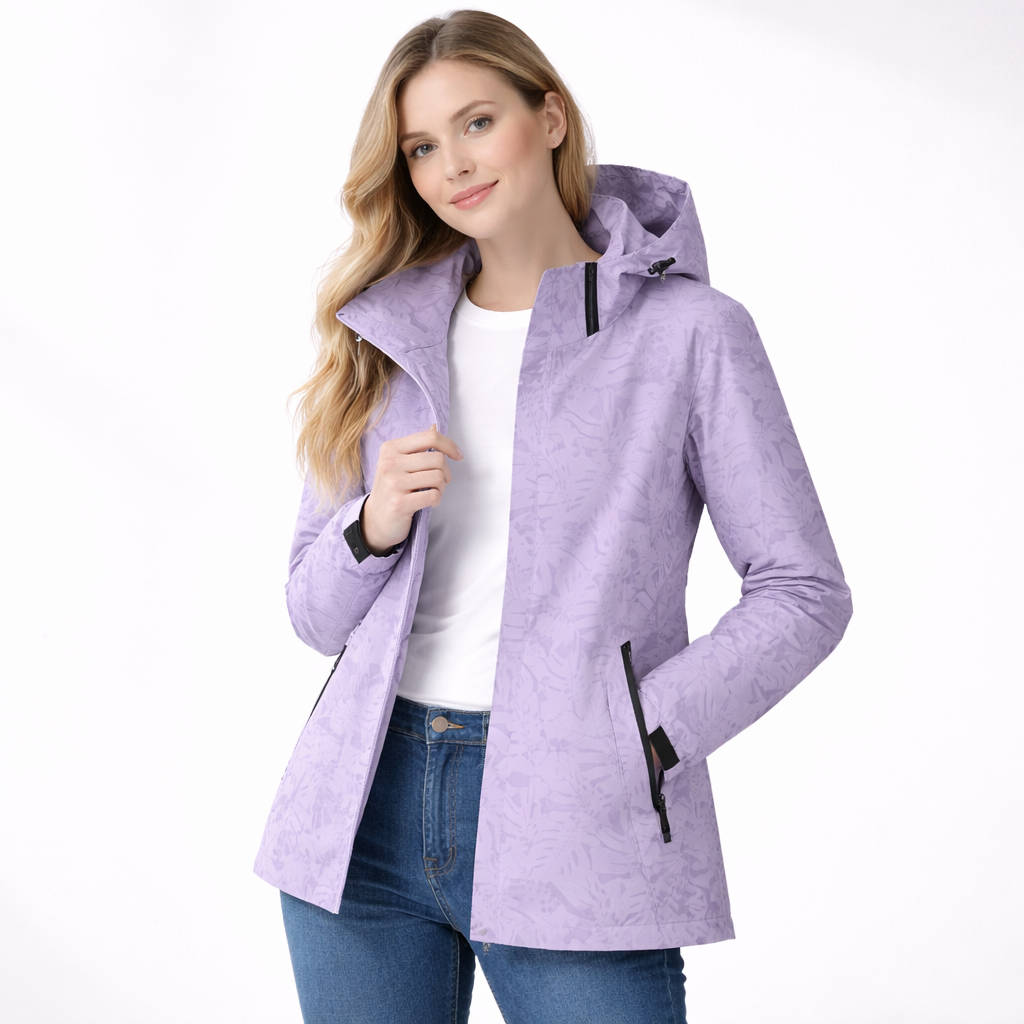 Wind and waterproof jacket purple