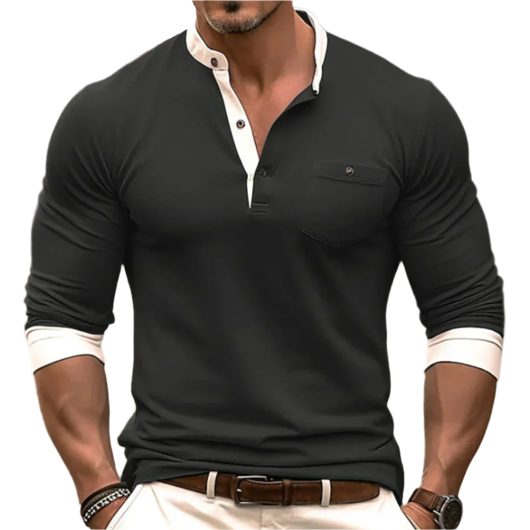 FlexFit – Stylisches Langarmhemd für Herren