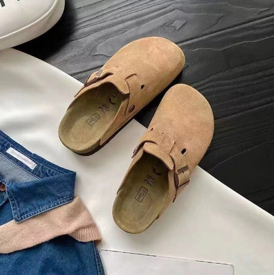 Herren Slipper mit verstellbarer Schnalle für alle Anlässe