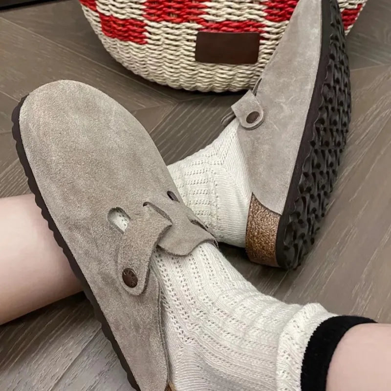 Herren Slipper mit verstellbarer Schnalle für alle Anlässe