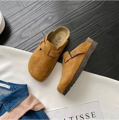 Herren Slipper mit verstellbarer Schnalle für alle Anlässe