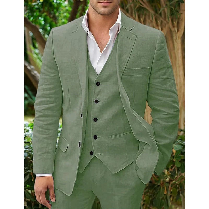 Men's 3-piece suit with vest