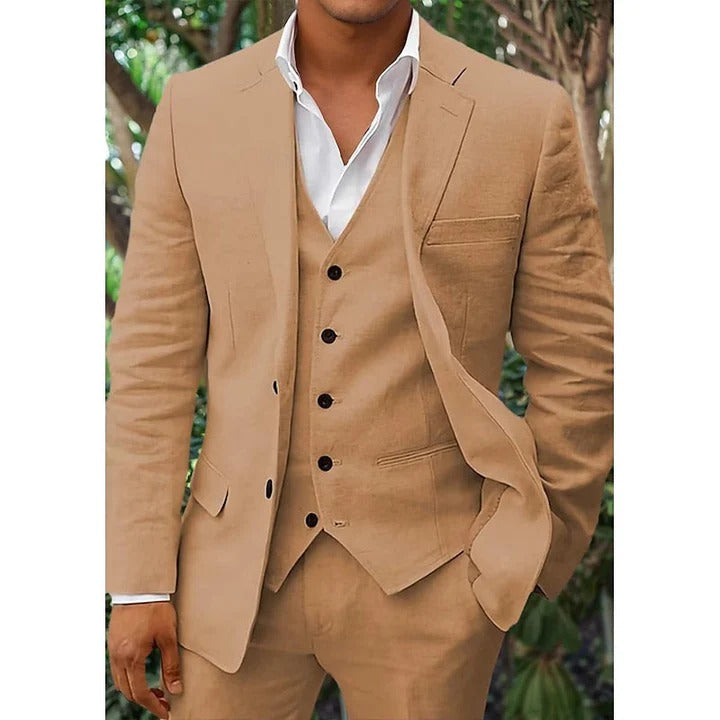 Men's 3-piece suit with vest