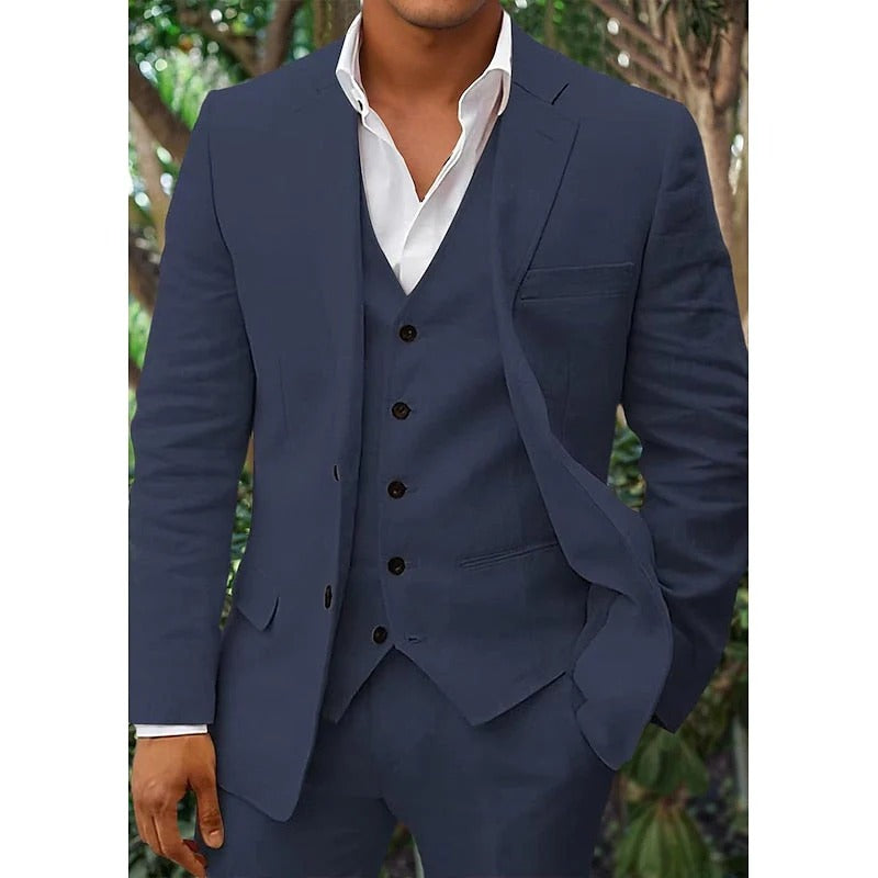 Men's 3-piece suit with vest