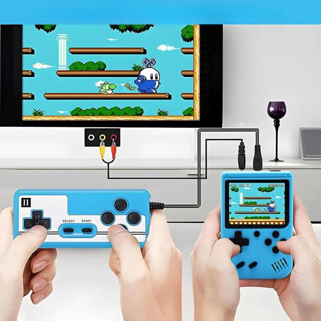 Console de jeu vidéo au style rétro portable
