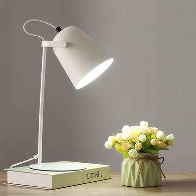 Macaron Tischlampe - Skandinavische gelbe Schreibtischlampe