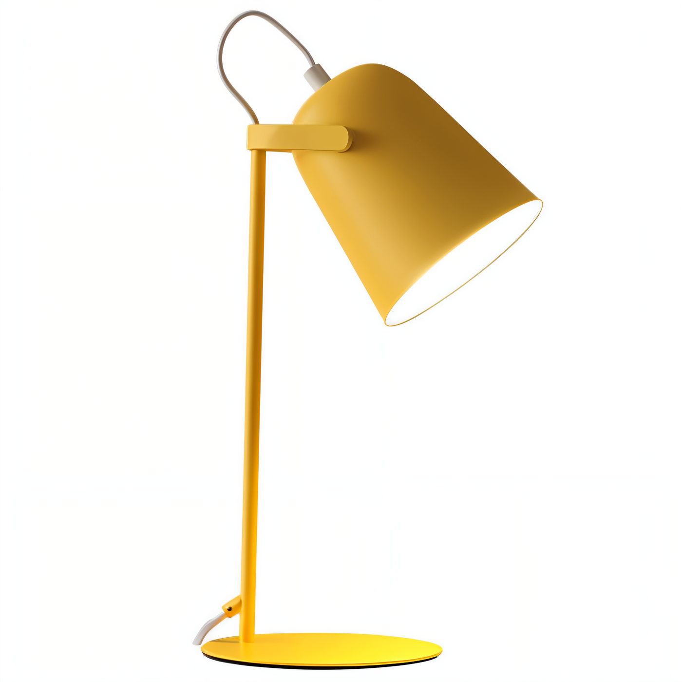 Macaron Tischlampe - Skandinavische gelbe Schreibtischlampe