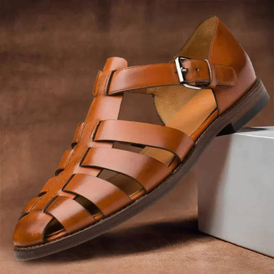 Hubert - Sommersandalen aus Leder für Männer