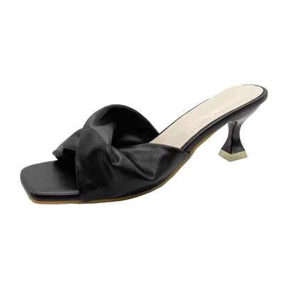 Sandalen Mit Bequemen Absätzen Für Frauen | Elegant