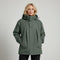 Autumn jacket for women with hood and padded design