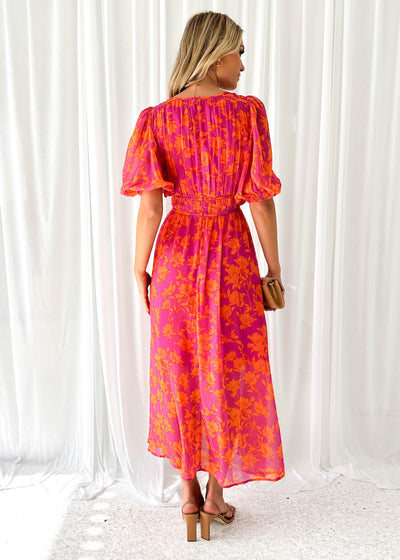 Kathy - Elegantes Maxikleid mit V-Ausschnitt