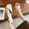 Sandalen Mit Bequemen Absätzen Für Frauen | Elegant