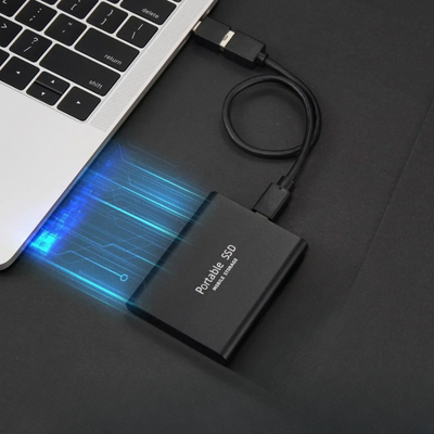 Tragbare 128 TB SSD mit hoher Kapazität und USB-C
