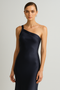 Indira | One-Shoulder-Abendkleid aus Satin