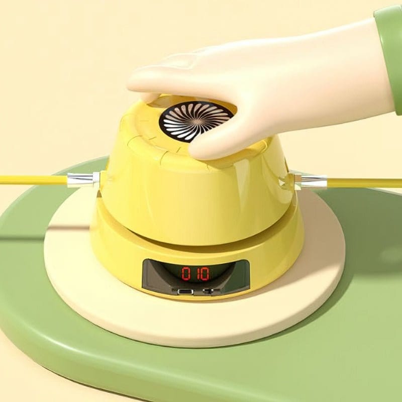 Dispositivo de salto eléctrico inteligente con cuerda giratoria. 