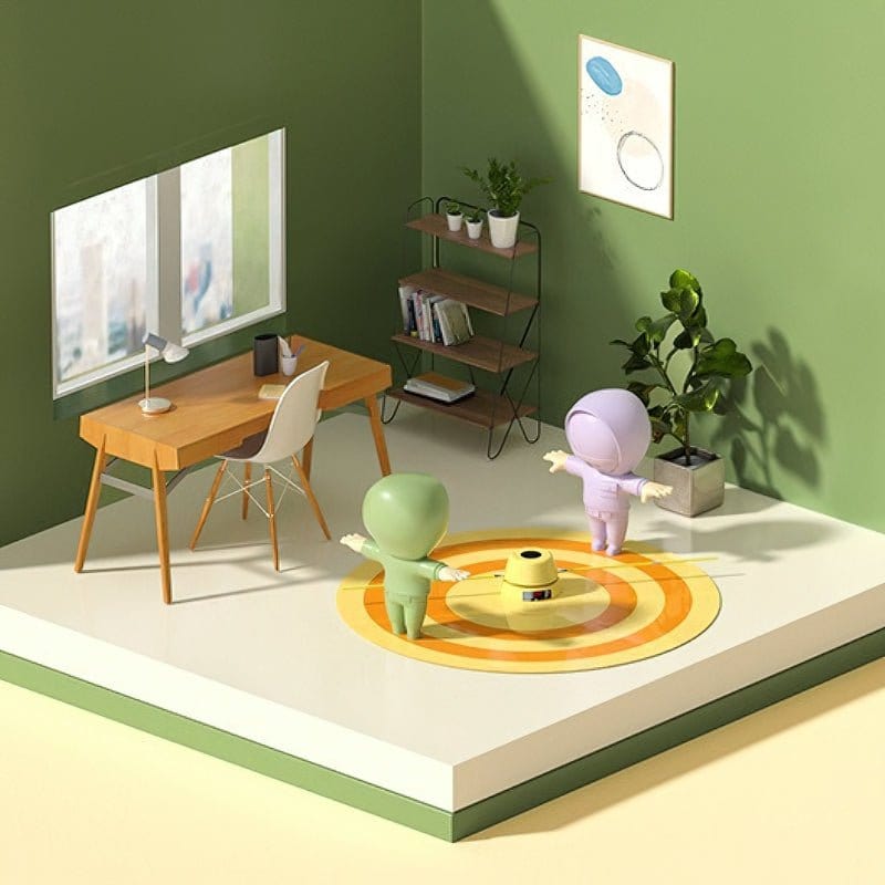 Dispositivo de salto eléctrico inteligente con cuerda giratoria. 