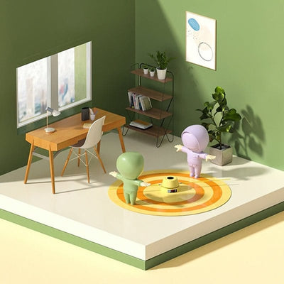 Dispositivo de salto eléctrico inteligente con cuerda giratoria. 