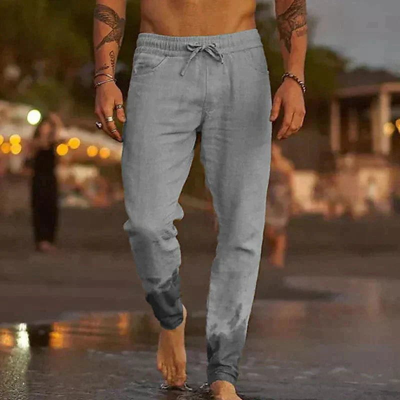 LUCIAN | LÄSSIGE LEINENHOSE