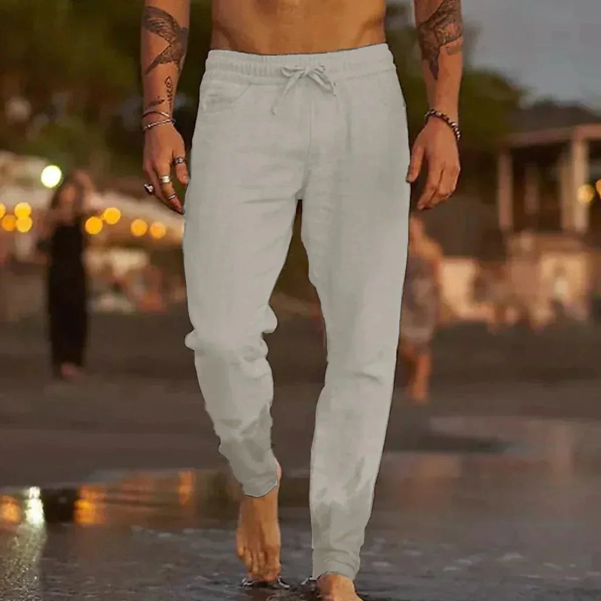 LUCIAN | LÄSSIGE LEINENHOSE