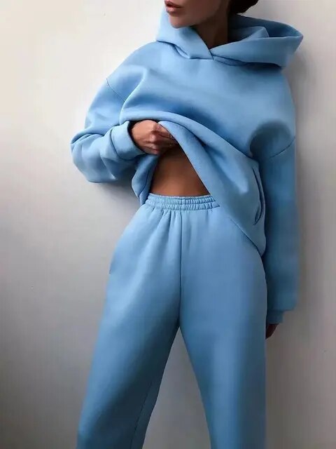 Ensemble sweat à capuche et pantalon de jogging pour femmes
